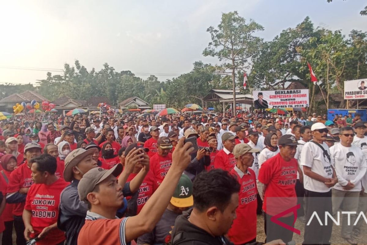 Relawan Jokowi di Jatim nyatakan dukung Prabowo Capres 2024