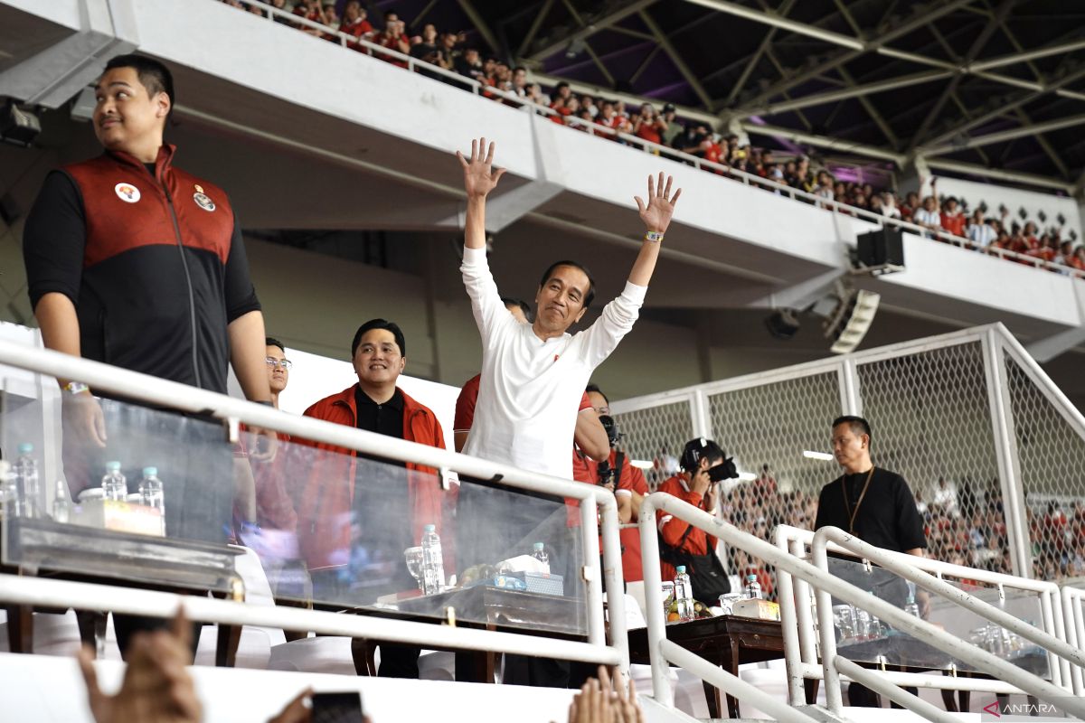 Jokowi commends national team's performance during FIFA Match Day