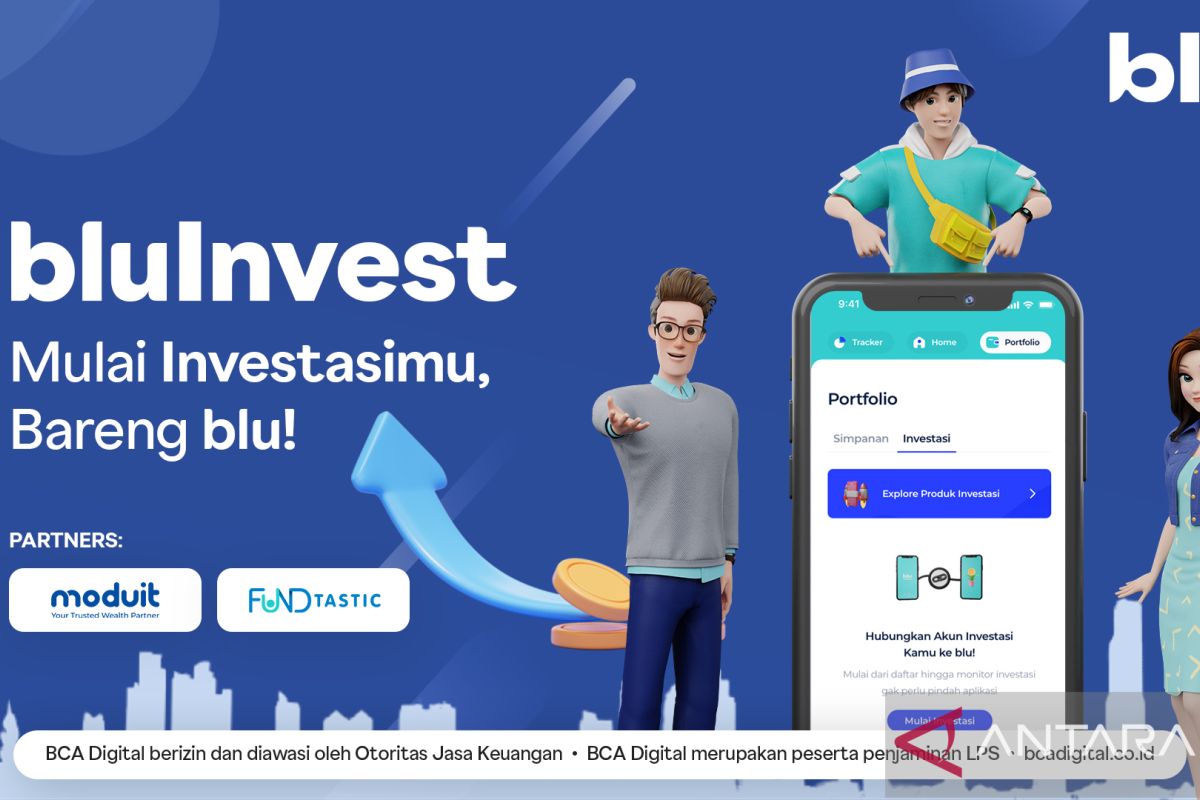 BCA Digital gandeng Moduit dan FUNDtastic meluncurkan bluInvest