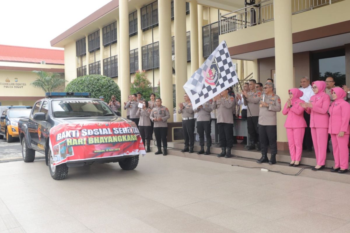 Bakti sosial Polda Sulut sasar masyarakat kurang  mampu