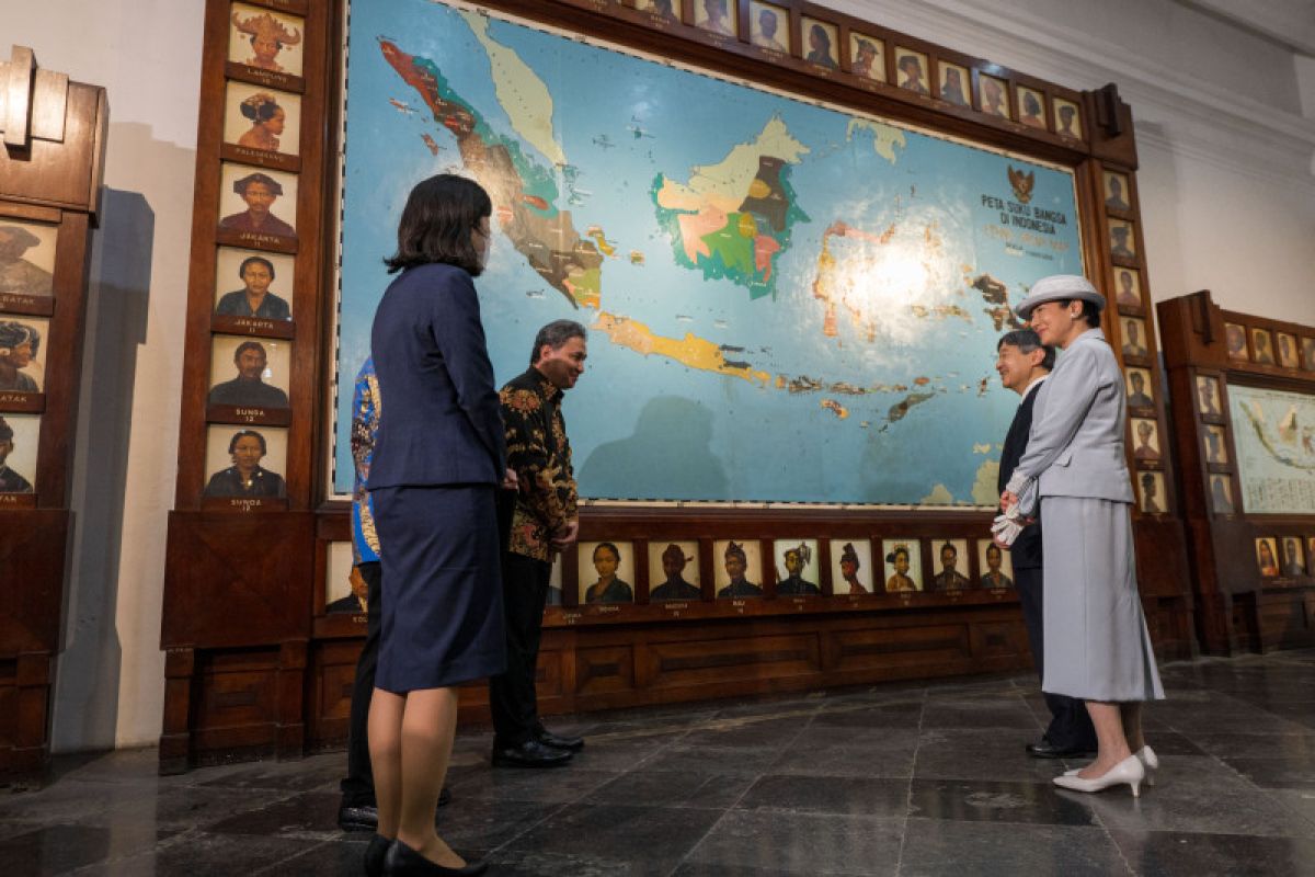 Kaisar Naruhito kunjungi Museum Nasional untuk mengeksplor keberagaman RI