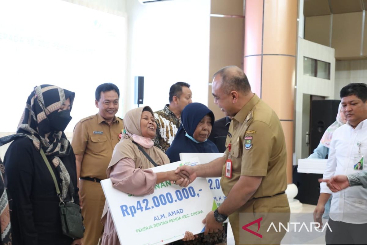 Pekerja rentan di Tangerang yang dapat BPJS Ketenagakerjaan tembus 86 ribu orang