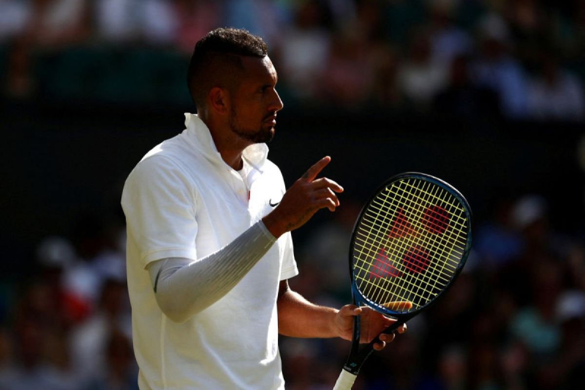 Wimbledon: Petenis Kyrgios mundur karena cedera pergelangan tangan
