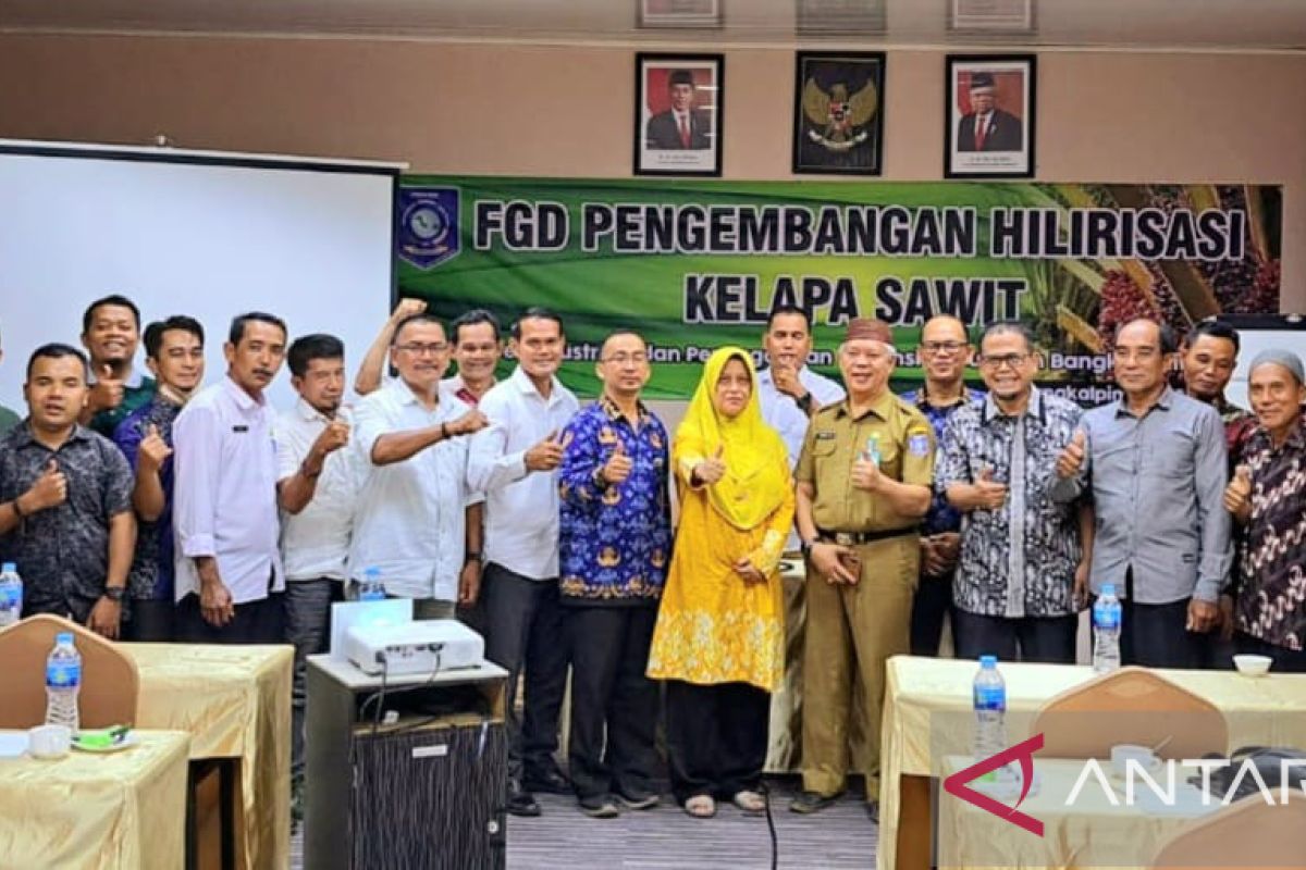 Disperindag Babel Bahas Pengembangan Hilirisasi Kelapa Sawit