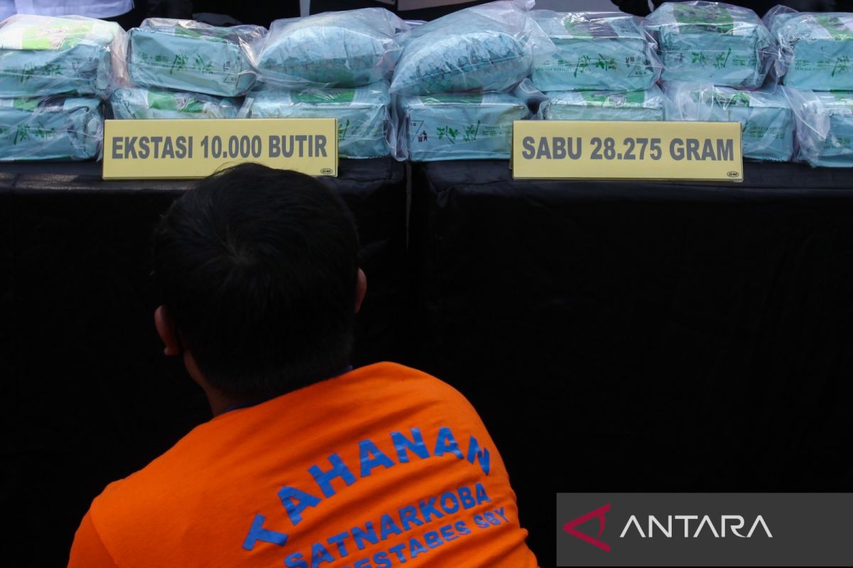 Polisi Surabaya amankan 28,3 kilogram sabu-sabu dari seorang pengedar