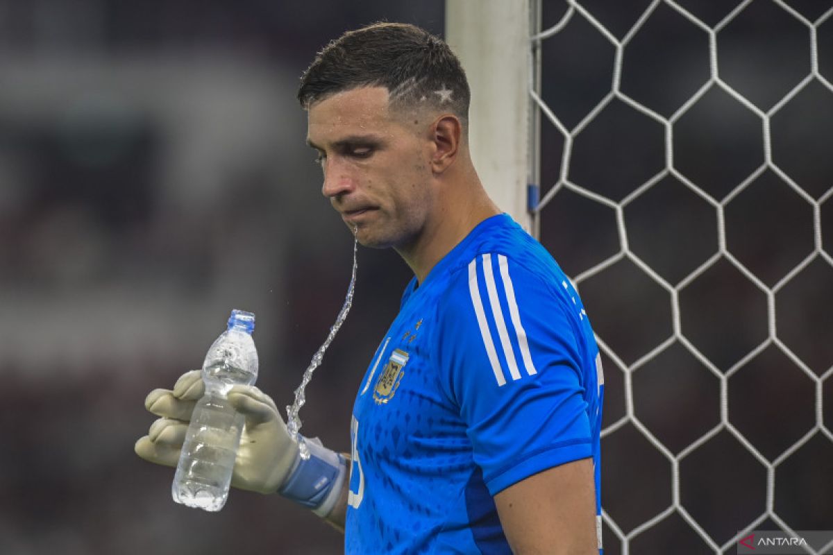 Kiper timnas Argentina Emi Martinez sebut telah sering jalani sesi latihan penalti