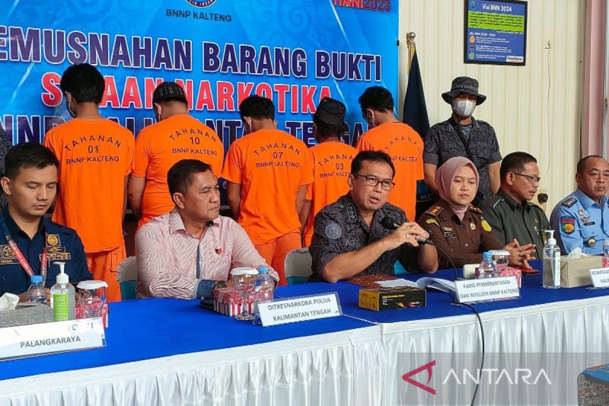 BNNP Kalteng ungkap jaringan narkoba lintas provinsi