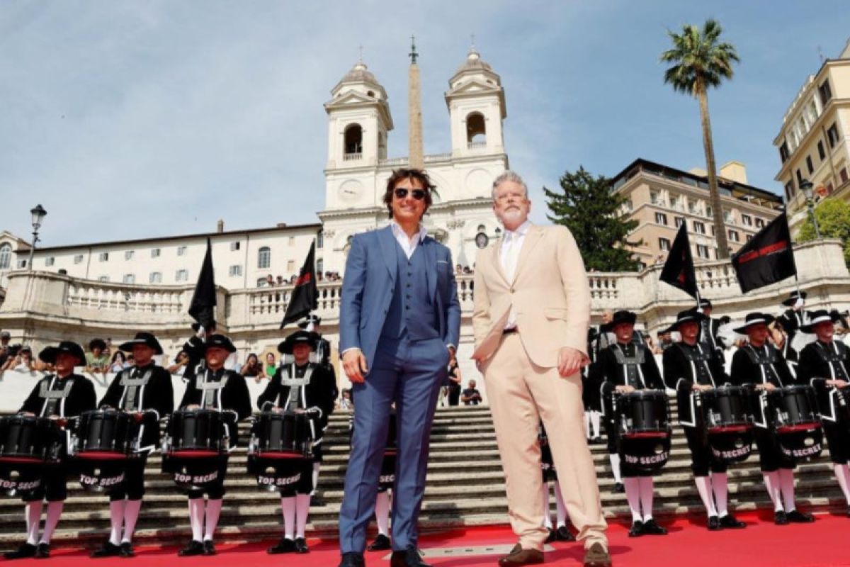Tom Cruise senang bisa syuting "Mission: Impossible 7" di Italia