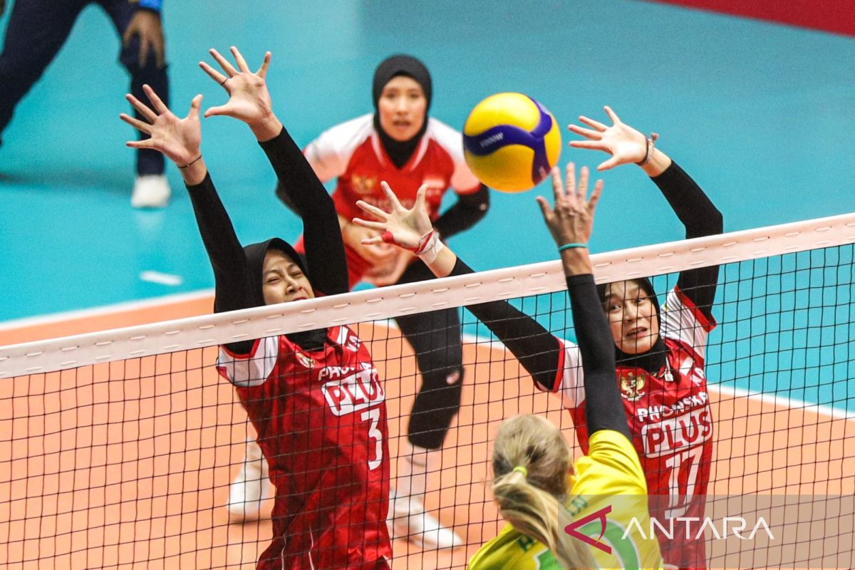 Hadapi tuan rumah, Skuad voli putri Indonesia tumbang  3-1 di SEA V League 2023