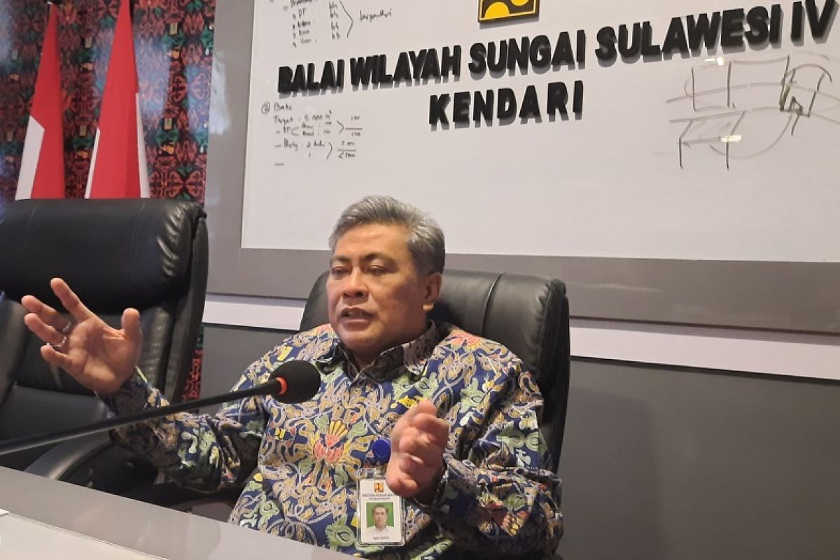 Progres pembangunan Bendungan Ameroro Sultra capai 75 persen