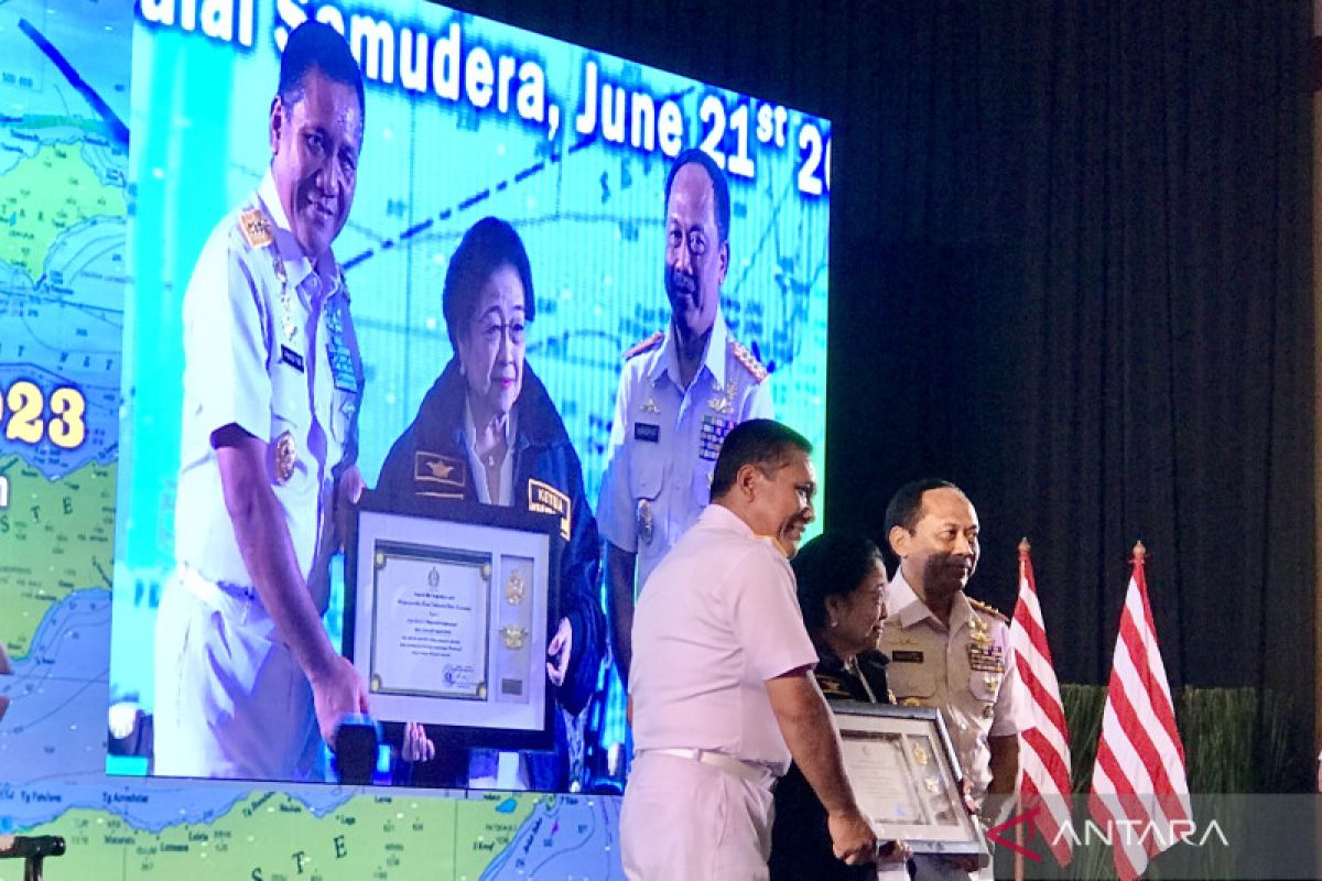 Danpushidrosal: Megawati sangat layak terima brevet penghargaan