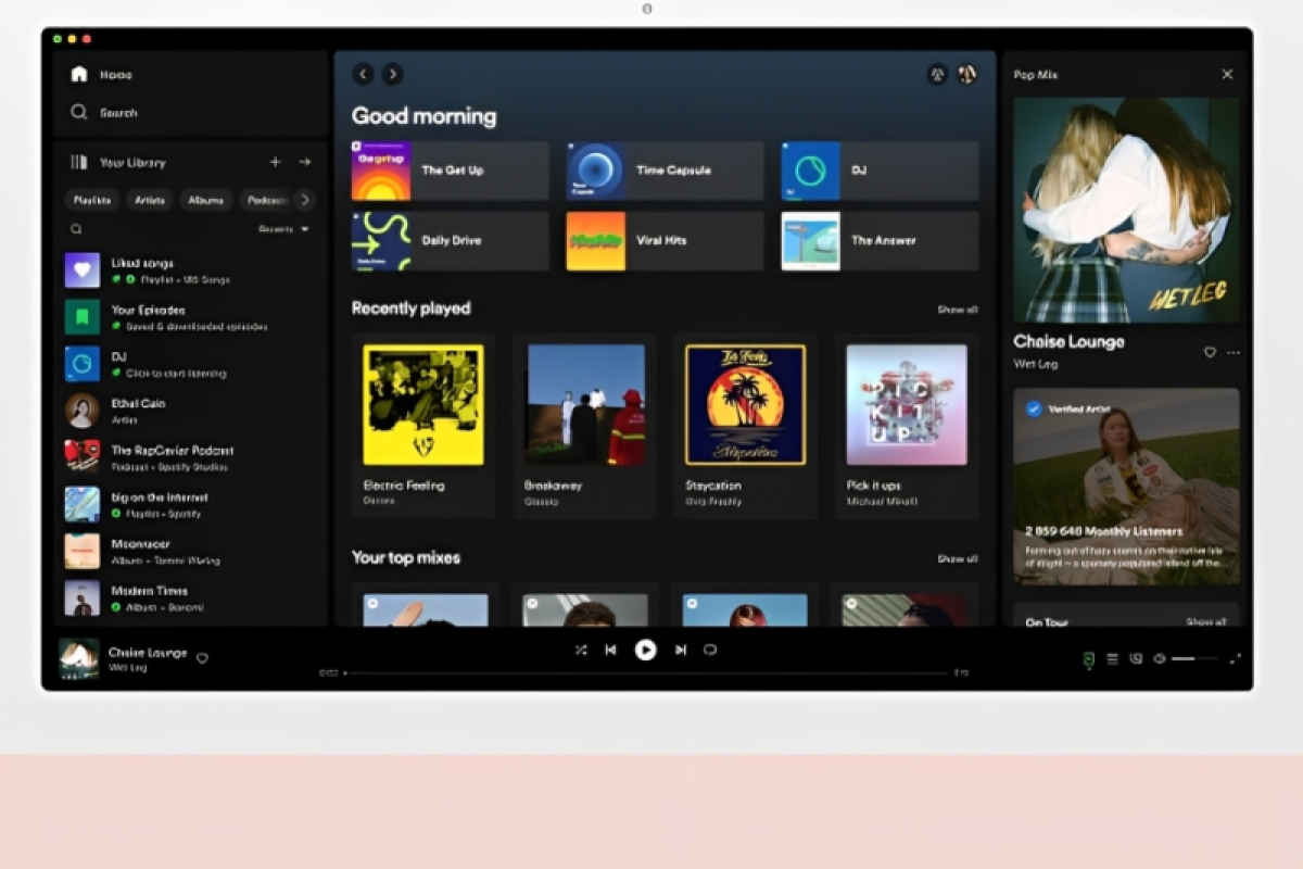 Spotify hadirkan tampilan antarmuka baru untuk versi desktop