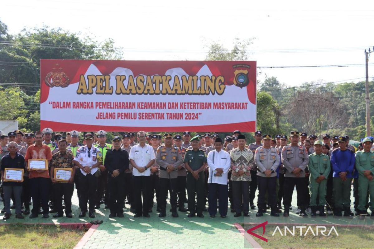 Polres Bangka Selatan gelar apel Satkamling