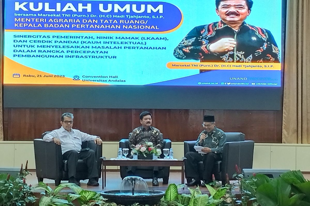 Menteri ATR/BPN: Tiga kunci wujudkan Indonesia Emas
