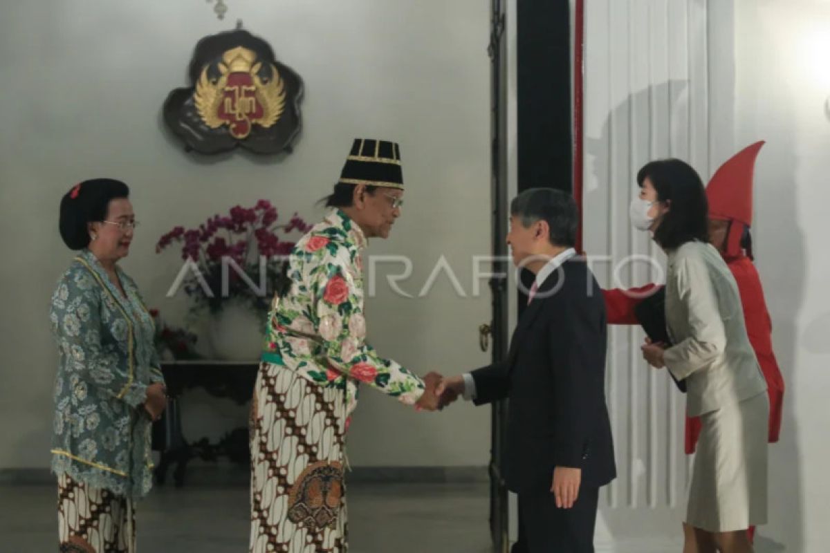 Sultan HB X menerima kunjungan Kaisar Jepang di Keraton Yogyakarta