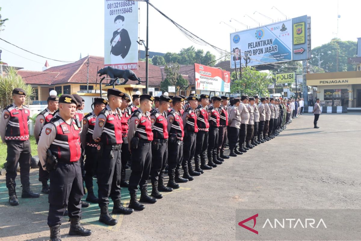 Polres Sukabumi Kota waspadai kejahatan siber jelang Pemilu