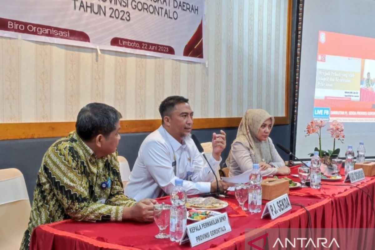 Sekda Gorontalo harap agen perubahan tingkatkan kinerja birokrasi
