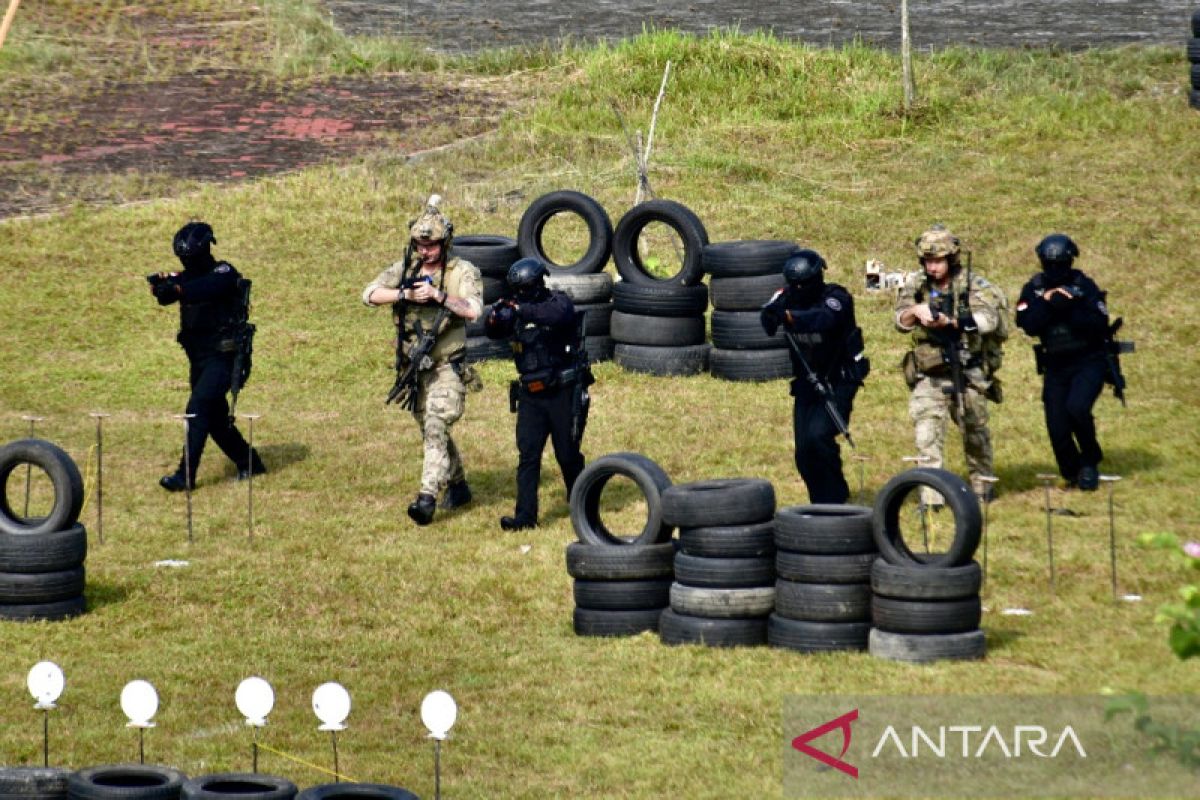 Kopasgat TNI AU dan pasukan khusus AS latihan bersama di Pekanbaru