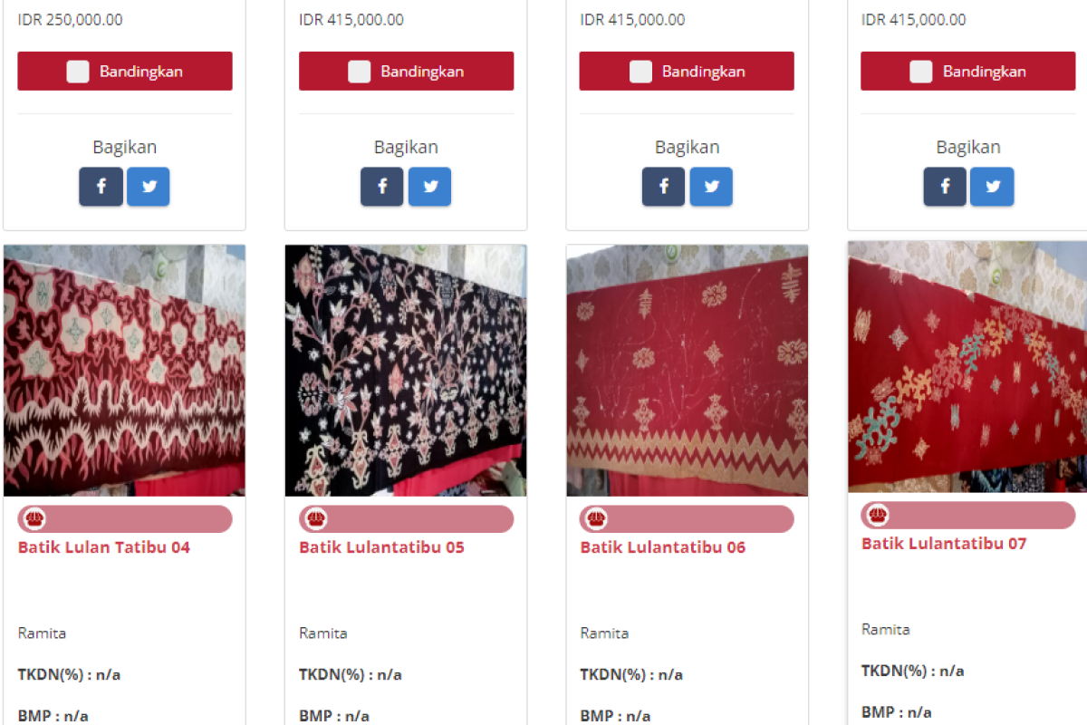 Bupati Nunukan sebut ribuan produk UMKM tersedia di e-katalog lokal