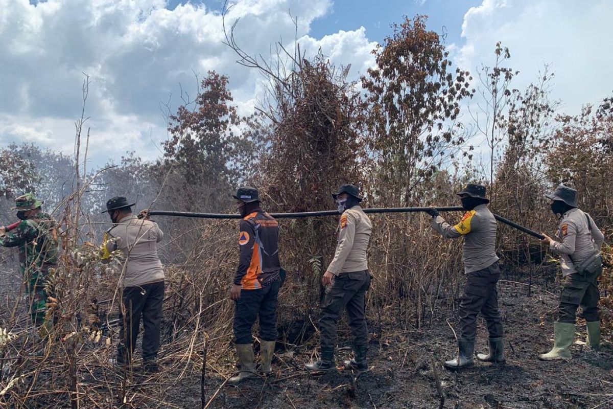 Tim gabungan padamkan karhutla di Cagar Biosfer Giam Siak Kecil