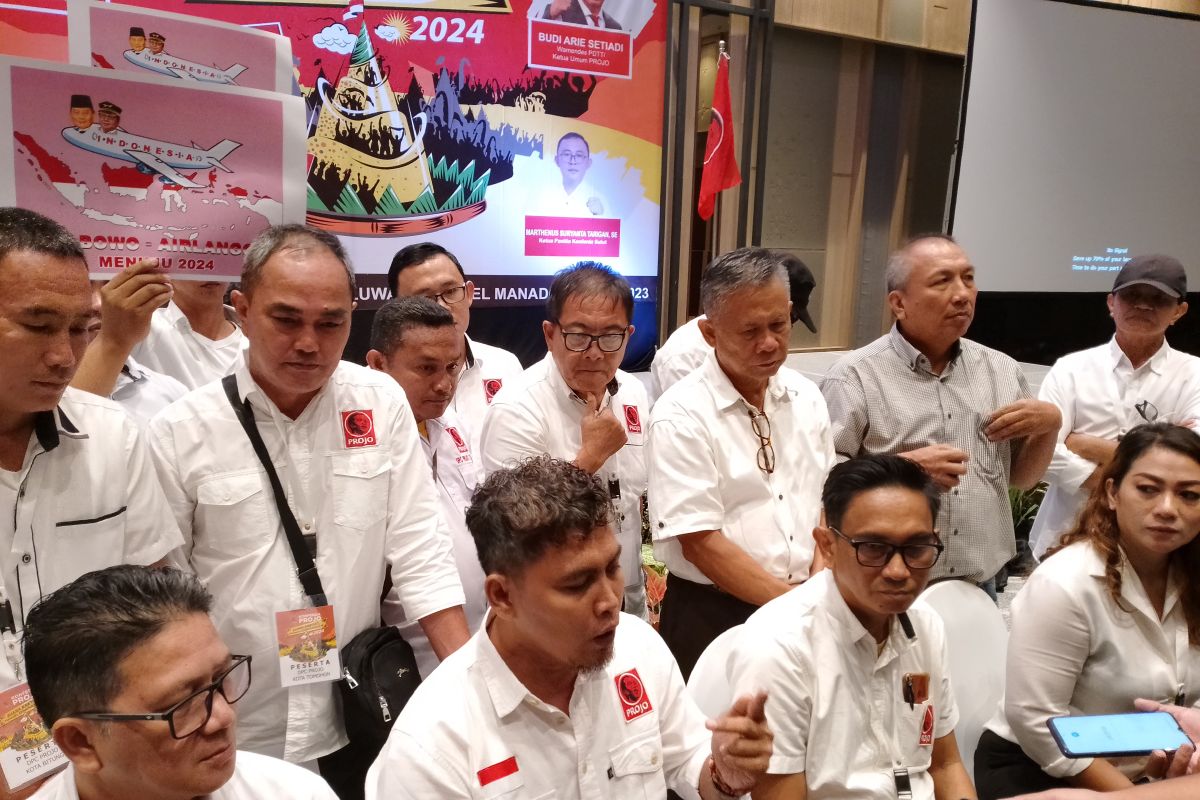 DPD Projo Sulut dukung Prabowo-Airlangga sebagai Capres Cawapres 2024
