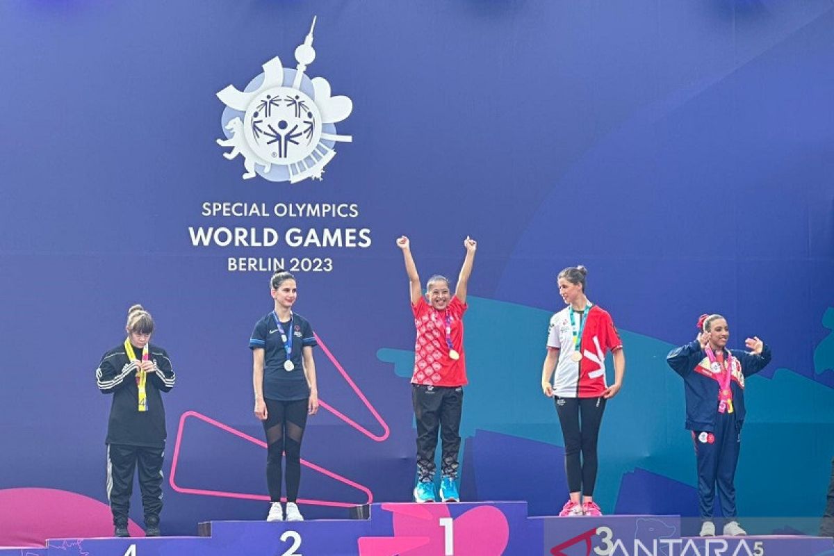 Putri pensiunan PTPN V raih medali emas Special Olympics Jerman