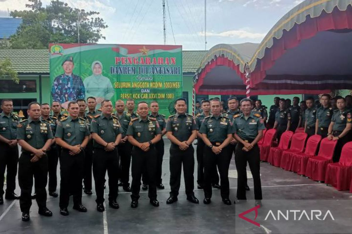 Danrem 101/Antasari bangga karya-karya bidang pertanian Kodim 1003 HSS