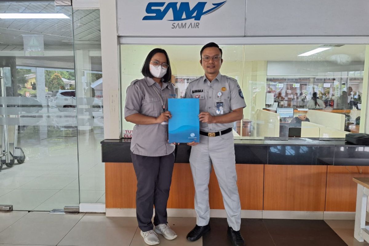 Jasa Raharja Maluku dan PT Sam Air kerja sama perlindungan  penumpang