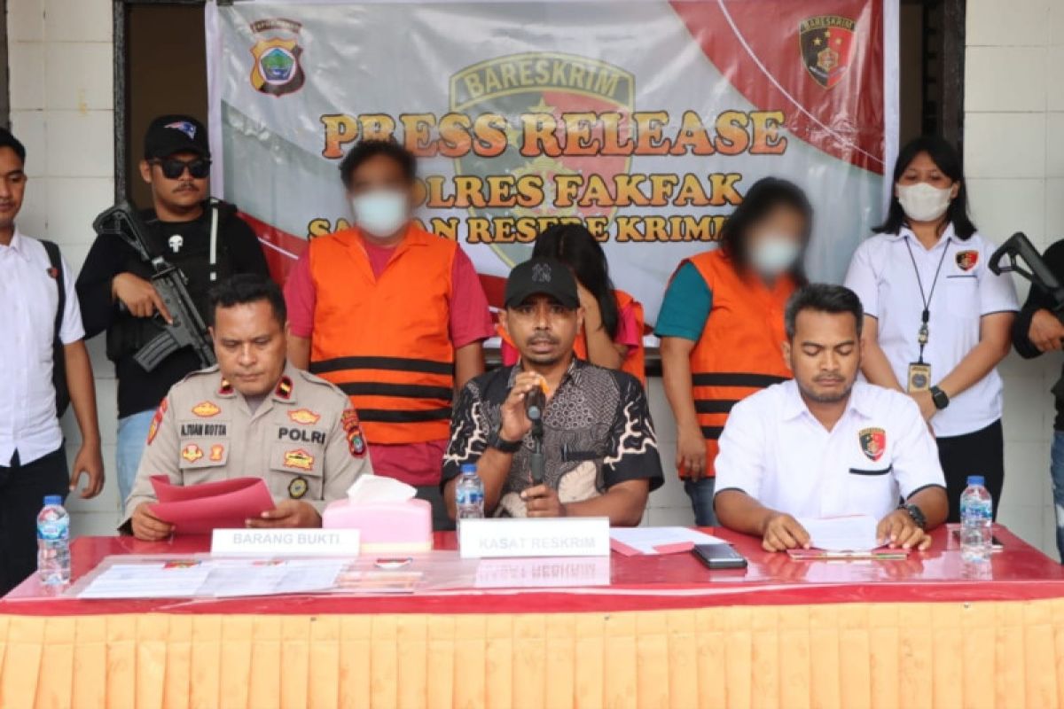 Polisi tangkap tiga tersangka perdagangan orang di Fakfak