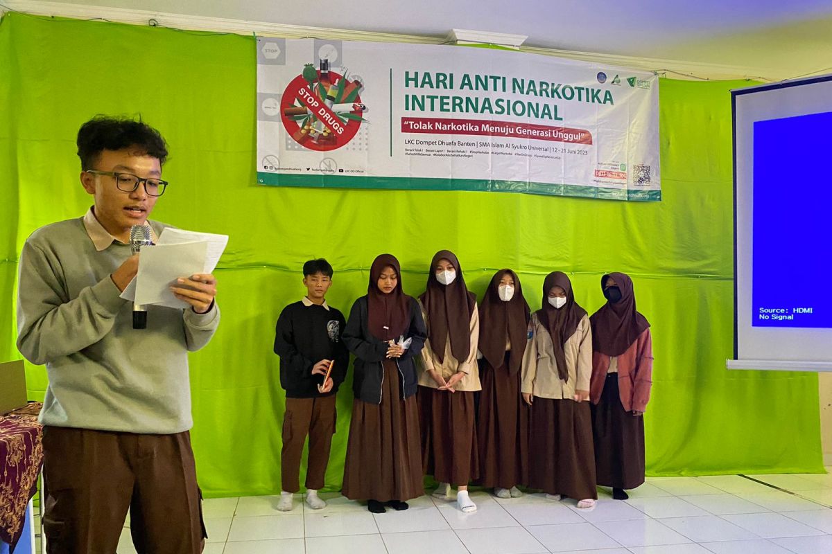 LKC Dompet Dhuafa Banten bersama BNN Kota Tangerang peringati Hari Anti Narkotika Internasional