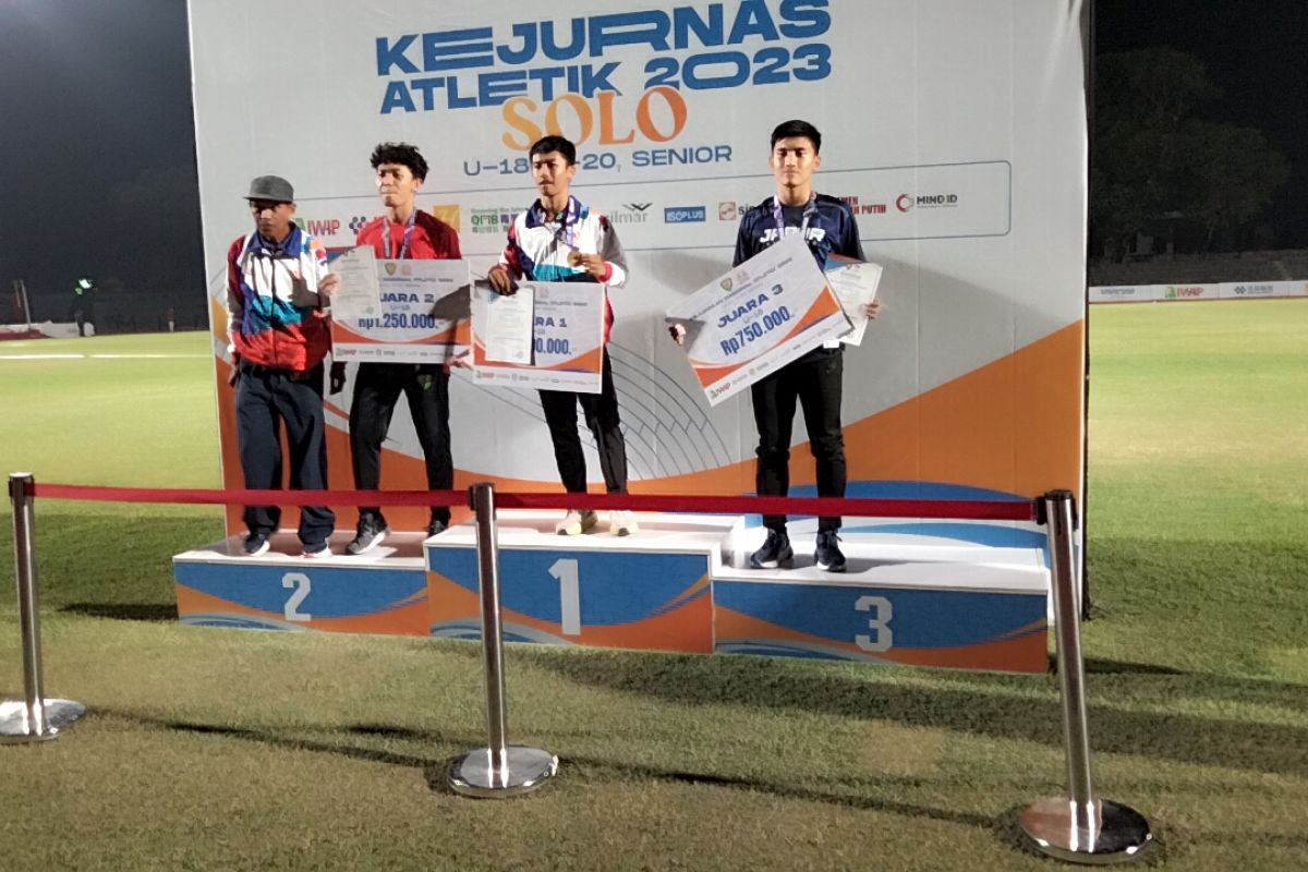 Pelari Sulsel raih emas 100 m putra Kejurnas Pra-PON di Solo