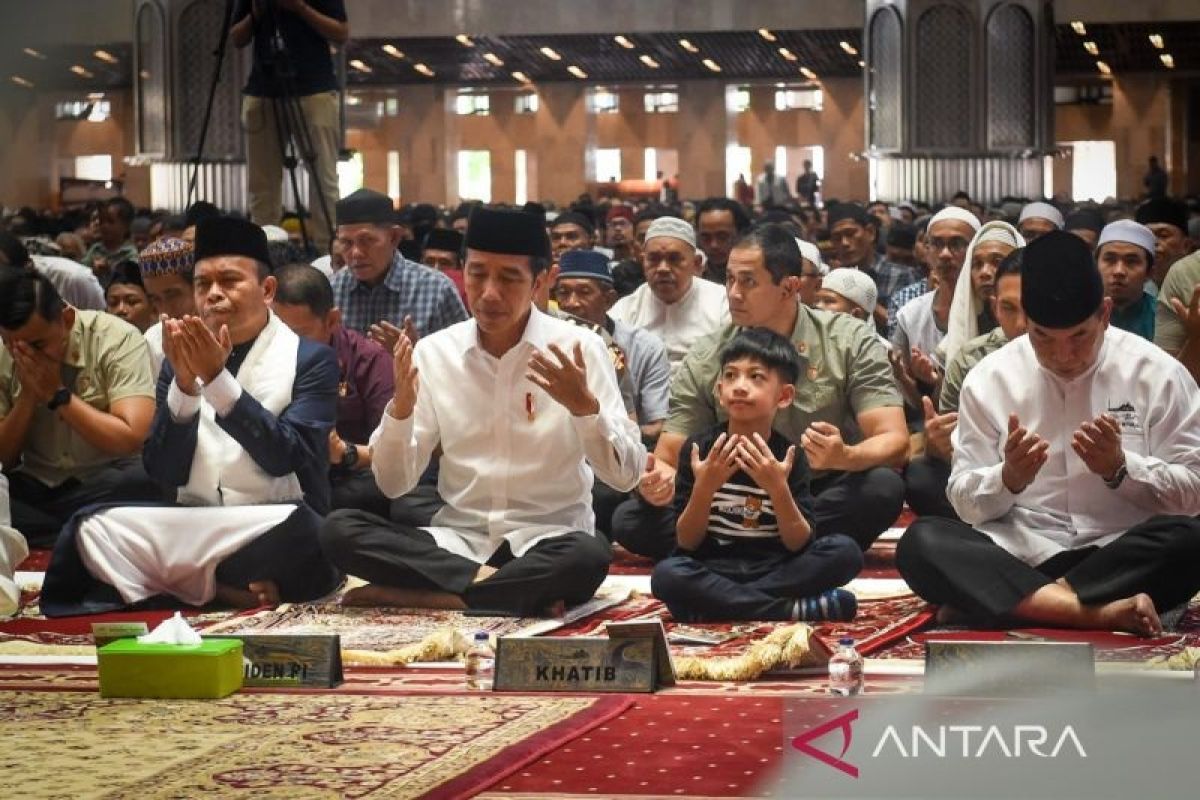 Presiden Jokowi akan Shalat Idul Adha di Istana Yogyakarta besok