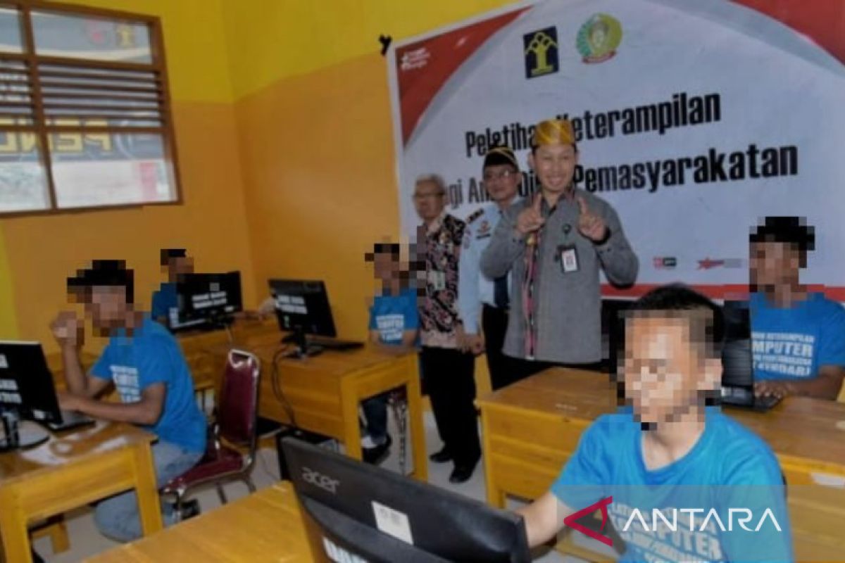 LPKA Kendari melatih keterampilan komputer anak didik pemasyarakatan