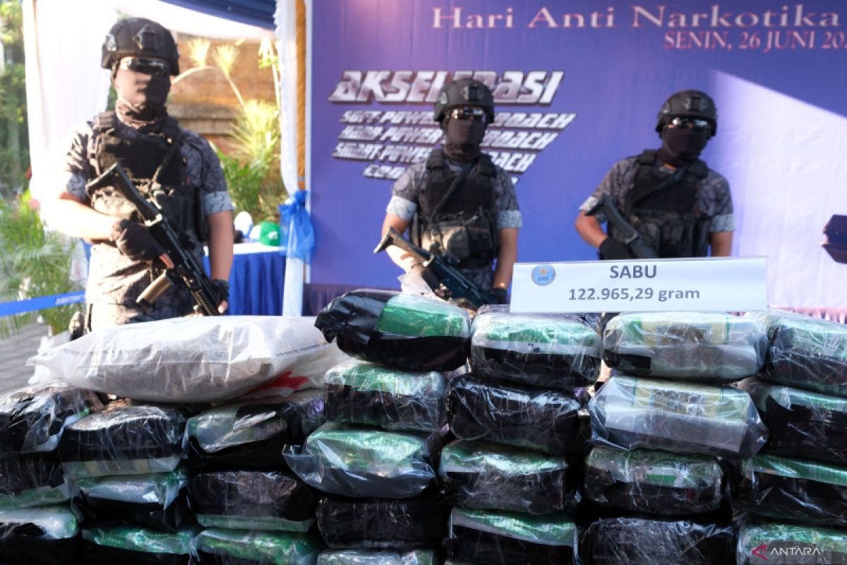 Indonesian customs confiscates 5.6 tons of drugs in 2023