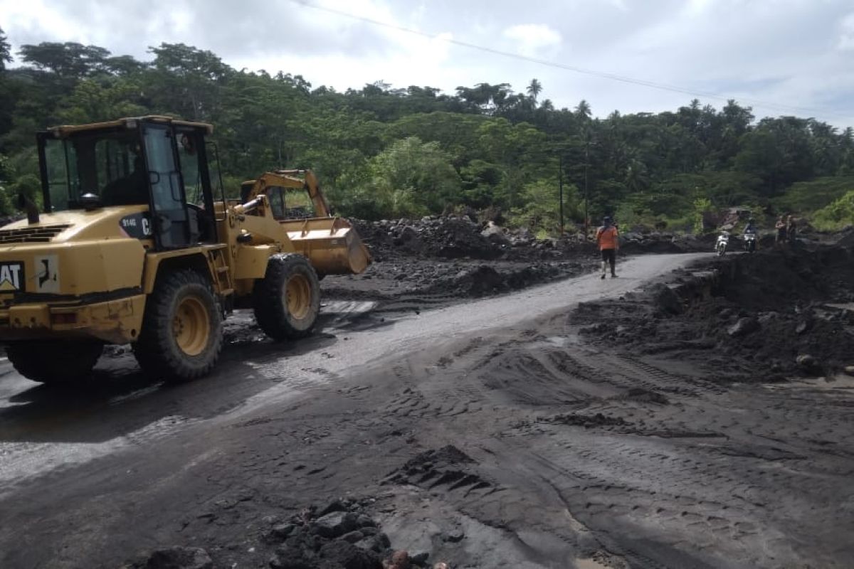 Dua kelurahan rawan banjir material vulkanik erupsi Gunung Karangetang