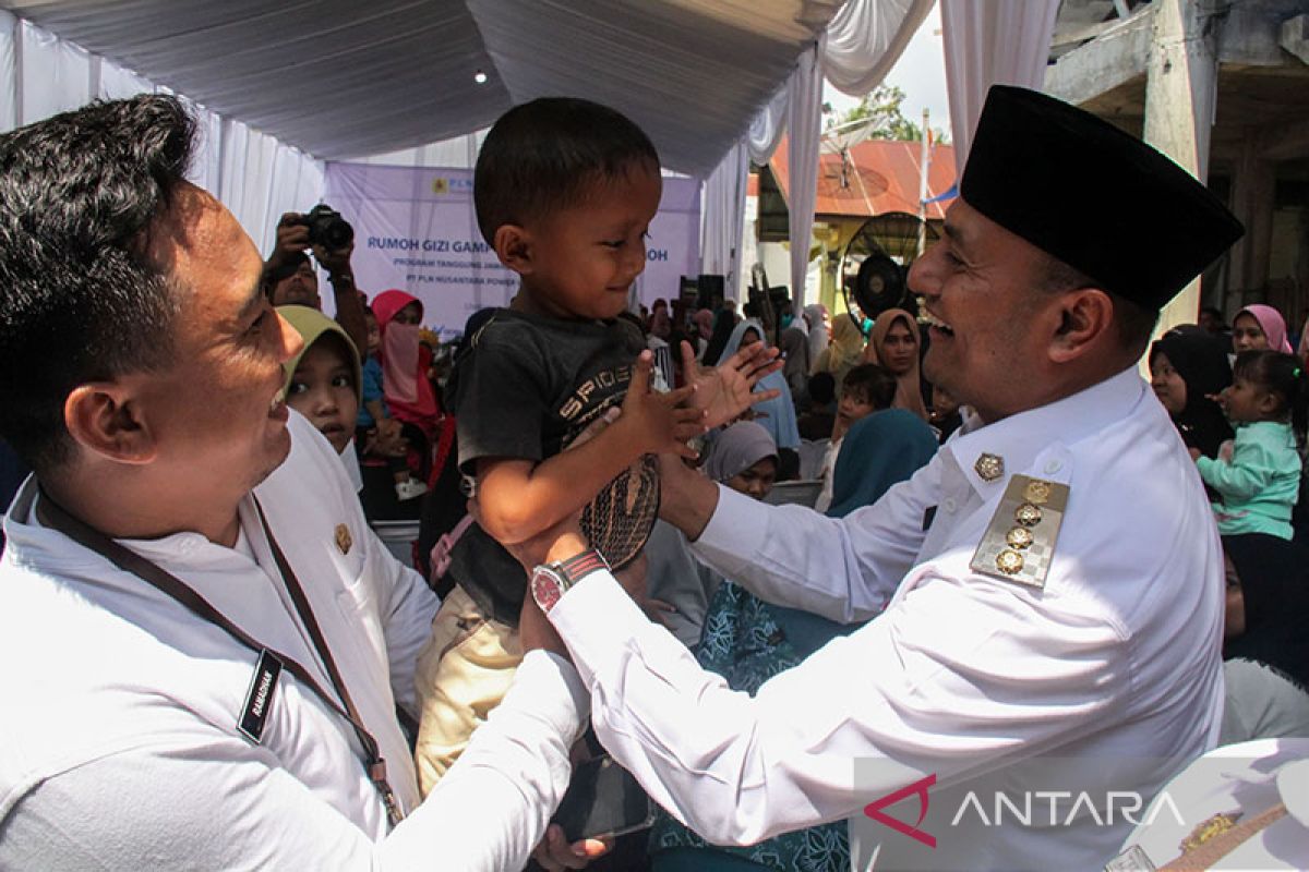 FOTO - Rumah gizi gampong PLN Nusantara