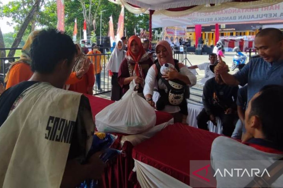 Babel bagikan 3.000 paket sembako jelang Idul Adha