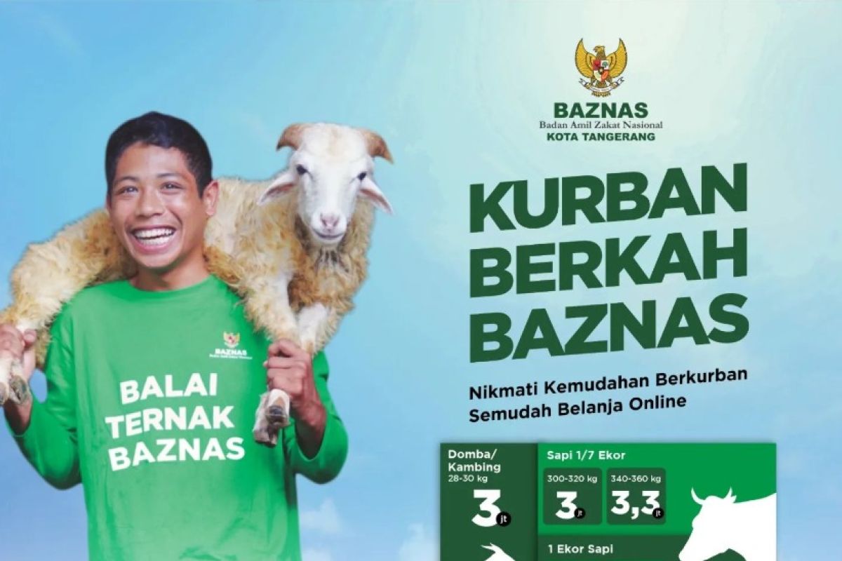 Baznas Tangerang sediakan kurban online mudahkan shohibul kurban