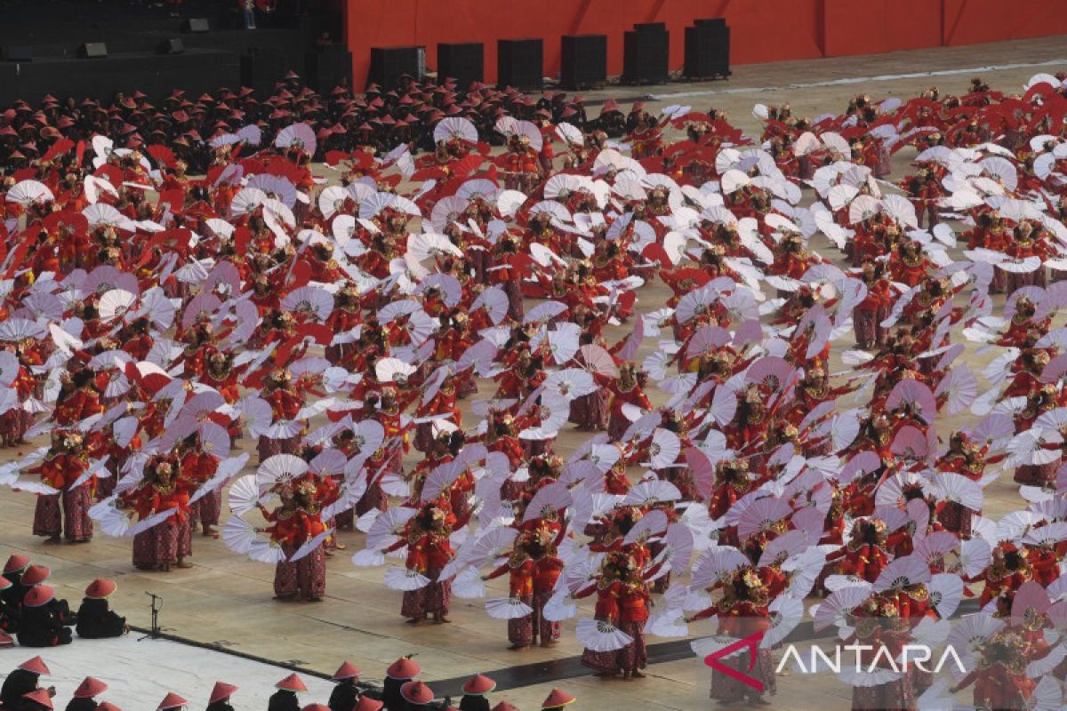 3.000 penari kecak tutup acara Bulan Bung Karno 2023 di GBK