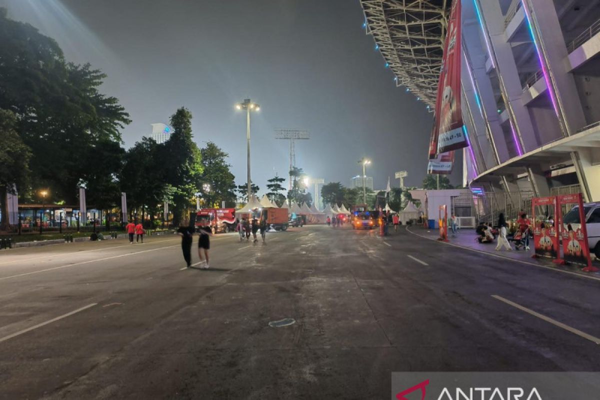 Kompleks GBK sudah bisa dipakai berolahraga usai puncak BBK 2023