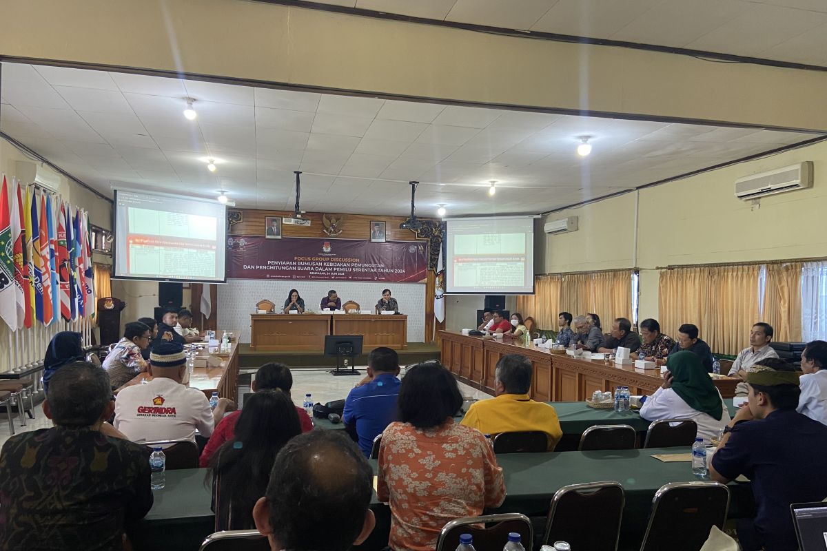 KPU Bali jaring masukan soal bagi panel penghitungan suara