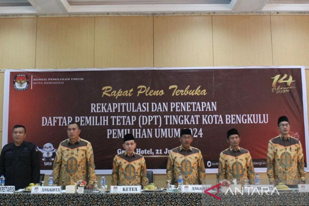 KPU: Pemilih di Bengkulu sebanyak 270.194 orang