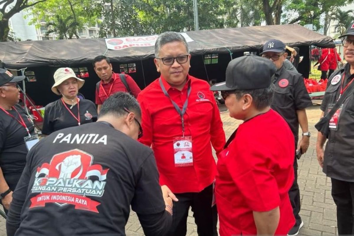 Sekjen PDIP Hasto Kristiyanto ungkap sejumlah parpol hadiri Puncak BBK 2023
