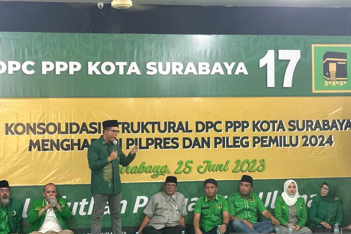 PPP Surabaya konsolidasi usung Sandiaga Uno dampingi Ganjar