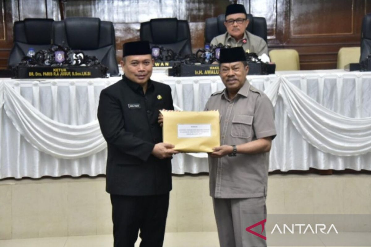 Gubernur Gorontalo apresiasi DPRD menerima raperda APBD 2022