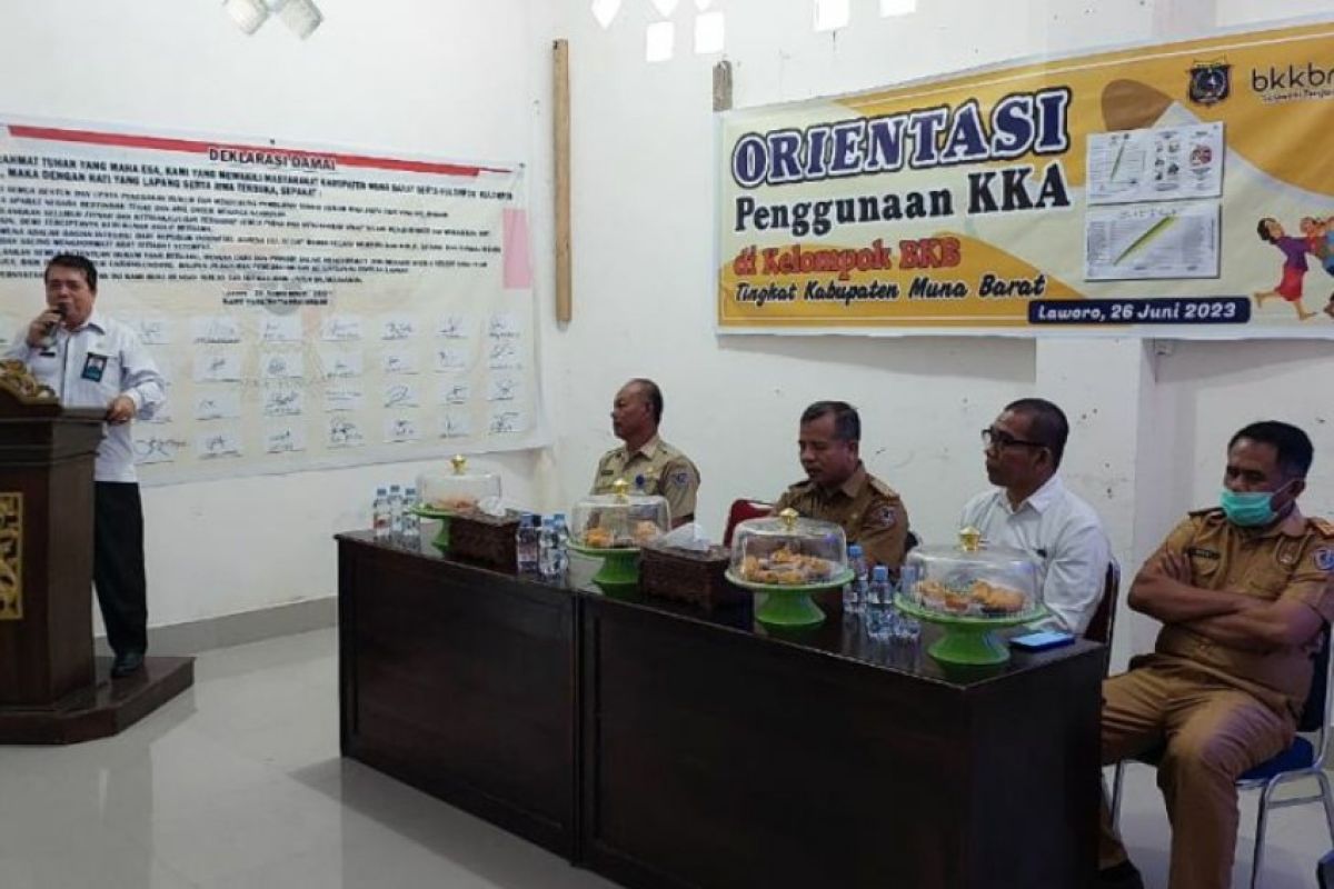 BKKBN Sulawesi Tenggara edukasi warga Muna Barat soal pencegahan stunting