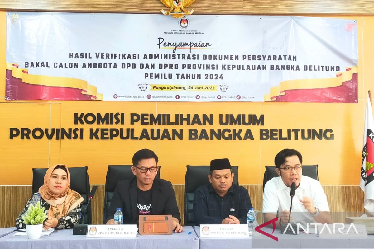 Bawaslu Bangka Belitung tingkatkan koordinasi pengawasan verifikasi administrasi