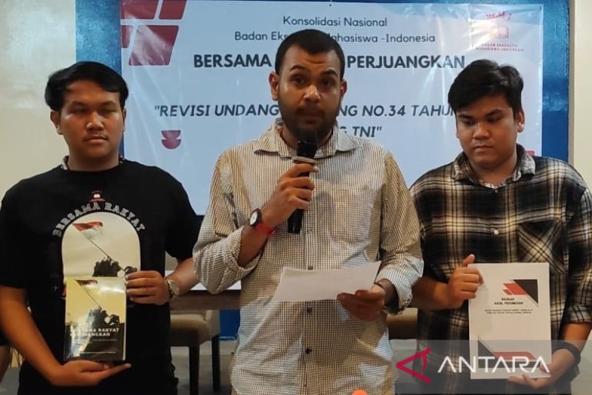 BEM Indonesia gelar konsolidasi nasional kaji revisi UU TNI