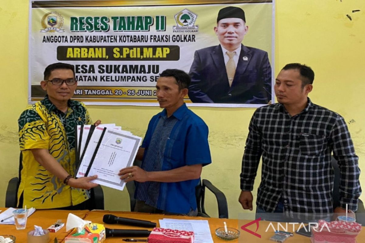 Anggota DPRD Kotabaru serap aspirasi warga Kelumpang Selatan