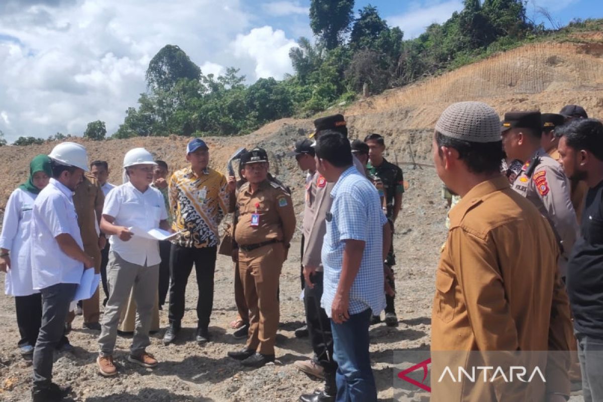 Pembangunan pabrik kelapa sawit dari dana desa di Aceh Jaya dimulai